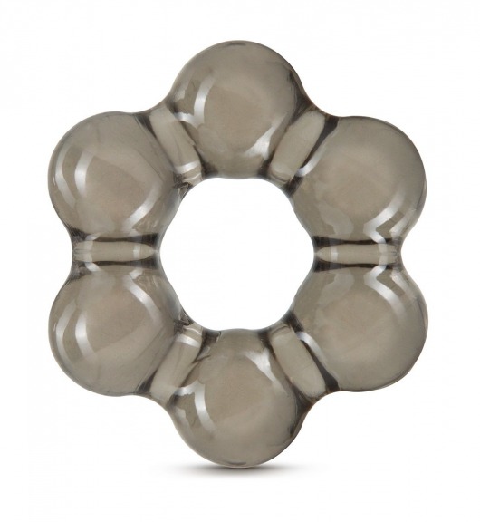 Дымчатое эрекционное кольцо Stay Hard Thick Bead Cock Ring - Blush Novelties - в Пензе купить с доставкой