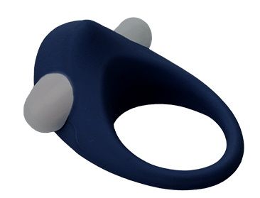 Гладкое синее эрекционное виброкольцо STIMU RING - Dream Toys - в Пензе купить с доставкой