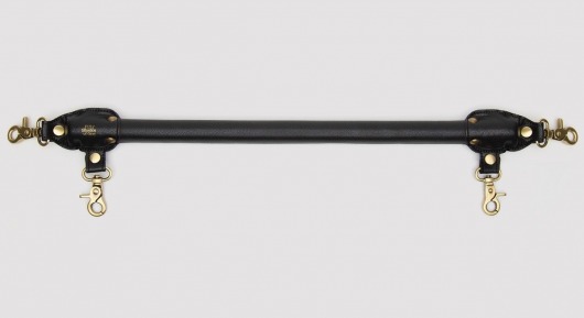 Черная распорка для ног Bound to You Faux Leather Spreader Bar - 50,8 см. - Fifty Shades of Grey - купить с доставкой в Пензе