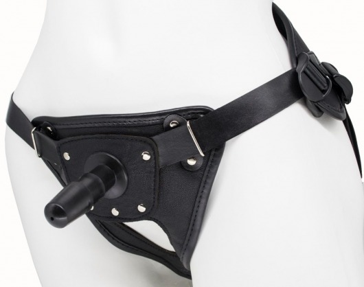 Черный пояс для насадок BEST CLASS STRAP - LOVETOY (А-Полимер) - купить с доставкой в Пензе