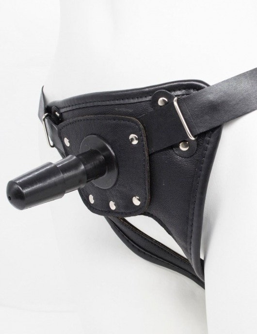 Черный пояс для насадок CLASS STRAP Restyling - LOVETOY (А-Полимер) - купить с доставкой в Пензе