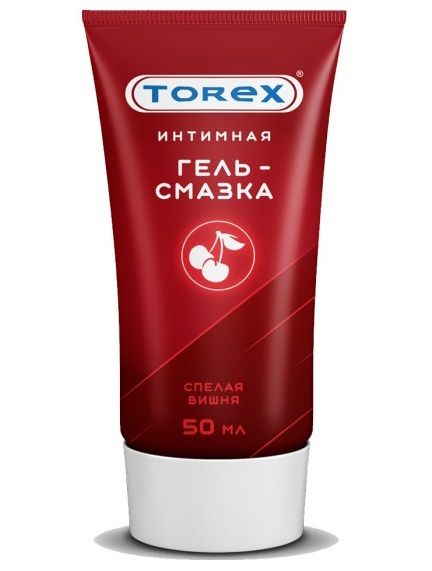 Смазка на водной основе TOREX  Спелая вишня  - 50 мл. - Torex - купить с доставкой в Пензе