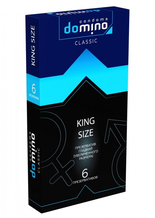 Презервативы увеличенного размера DOMINO Classic King size - 6 шт. - Domino - купить с доставкой в Пензе