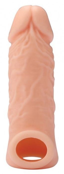 Телесная насадка EXTENDER WITH BALL STRAP 5.5 - 14 см. - Dream Toys - в Пензе купить с доставкой