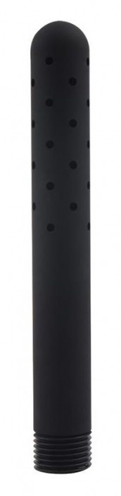Черная насадка для анального душа ANAL DOUCHE - 15 см. - Dream Toys - купить с доставкой в Пензе