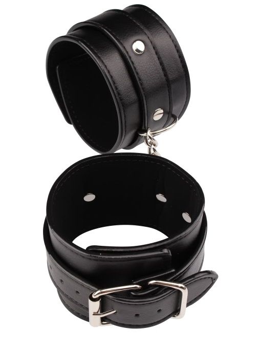 Черные оковы Classic Ankle Cuffs - Chisa - купить с доставкой в Пензе