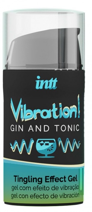 Жидкий интимный гель с эффектом вибрации Vibration! Gin   Tonic - 15 мл. - INTT - купить с доставкой в Пензе