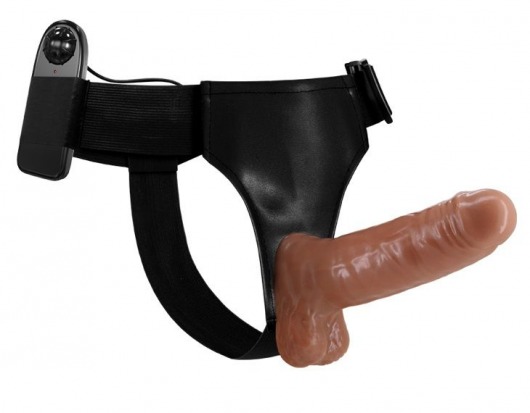 Страпон на трусиках с вибрацией Ultra Passionate Harness - 16 см. - Baile - купить с доставкой в Пензе