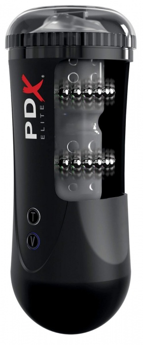 Черный автоматический мастурбатор-ротик Moto Stroker - Pipedream - в Пензе купить с доставкой