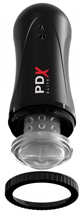 Черный автоматический мастурбатор-ротик Moto Stroker - Pipedream - в Пензе купить с доставкой