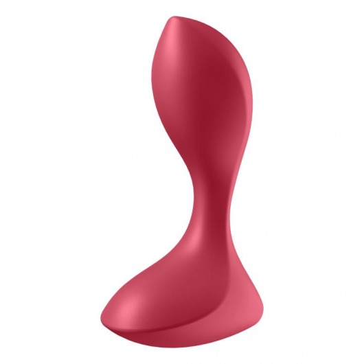 Красный вибромассажёр простаты Satisfyer Backdoor Lover - 14 см. - Satisfyer - в Пензе купить с доставкой