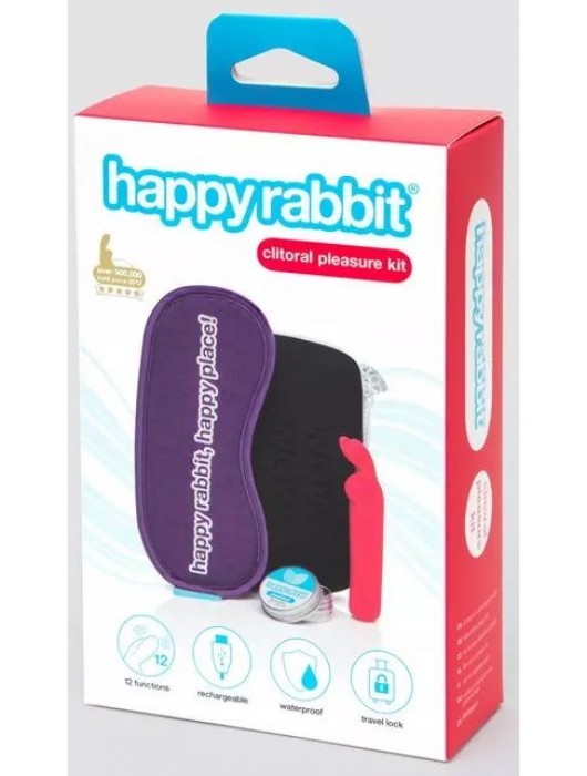 Набор для клиторальной стимуляции Clitoral Pleasure Kit из 4 предметов - Happy Rabbit
