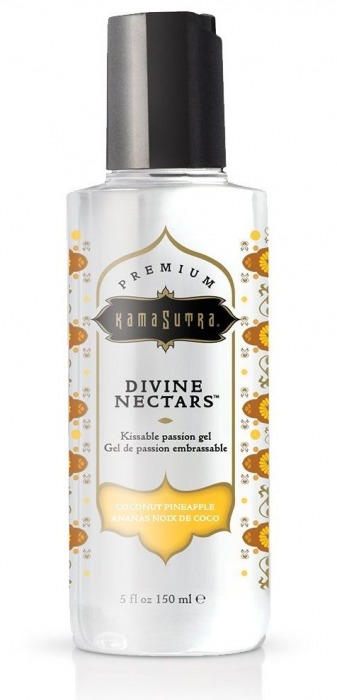 Гель-лубрикант на водной основе Divine Nectars Vanilla с ароматом ванили - 150 мл. - Kama Sutra - купить с доставкой в Пензе