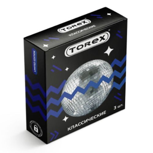 Гладкие презервативы Torex Party  Классические  - 3 шт. - Torex - купить с доставкой в Пензе