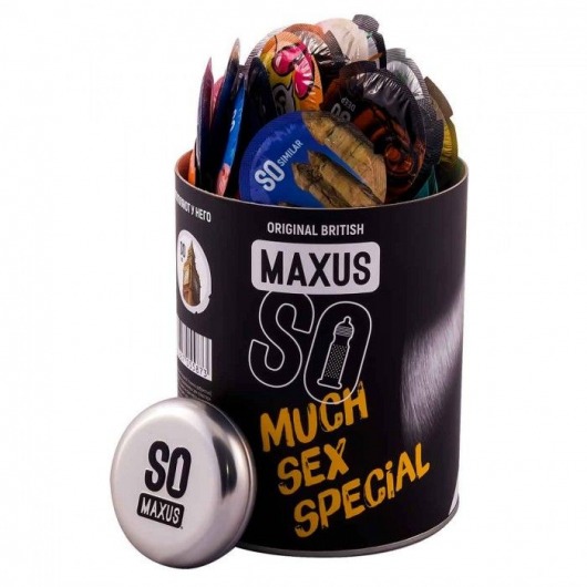 Текстурированные презервативы в кейсе MAXUS So Much Sex - 100 шт. - Maxus - купить с доставкой в Пензе