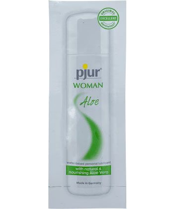 Лубрикант на водной основе pjur WOMAN Aloe - 2 мл. - Pjur - купить с доставкой в Пензе