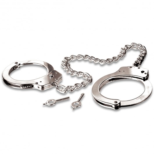 Металлические наручники Metal Leg Cuffs - Pipedream - купить с доставкой в Пензе