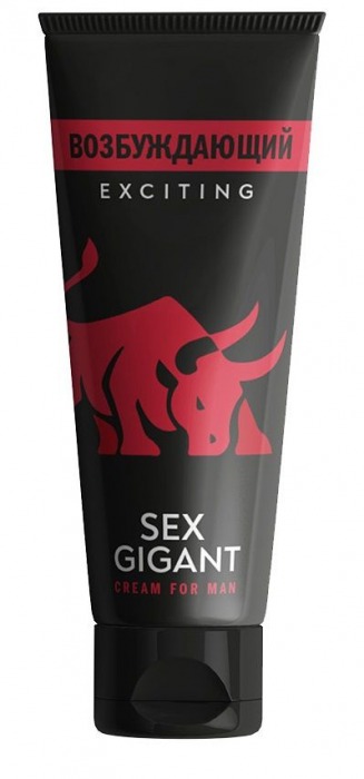Возбуждающий крем для мужчин Sex Gigant - 80 мл. - Миагра - купить с доставкой в Пензе