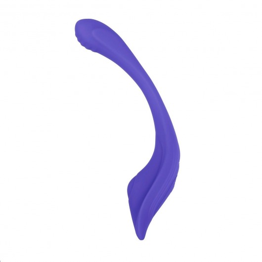 Фиолетовый гибкий вибростимулятор с пультом ДУ Anywhere Vibe - Evolved