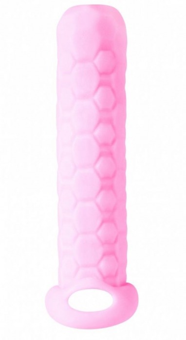 Розовый фаллоудлинитель Homme Long - 13,5 см. - Lola Games - в Пензе купить с доставкой