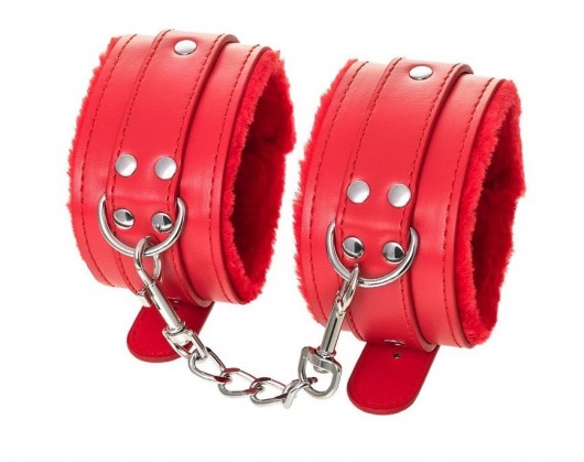 Красные оковы Anonymo из искусственной кожи - ToyFa - купить с доставкой в Пензе