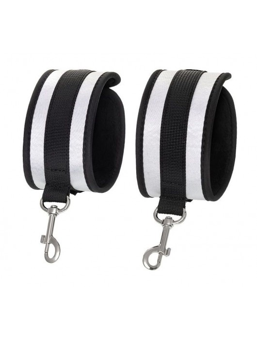 Серебристо-черные оковы Anonymo - ToyFa - купить с доставкой в Пензе