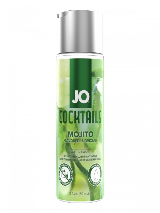 Вкусовой лубрикант на водной основе JO Cocktails Mojito - 60 мл. - System JO - купить с доставкой в Пензе