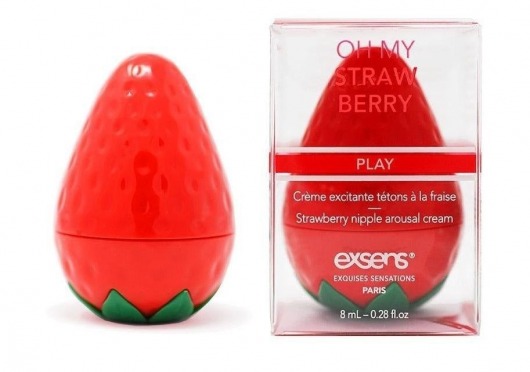 Крем для стимуляции сосков Oh My Strawberry - 8 мл. - Exsens - купить с доставкой в Пензе