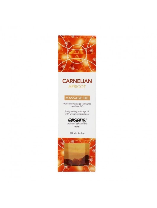 Органическое массажное масло CARNELIAN APRICOT - 100 мл. - Exsens - купить с доставкой в Пензе