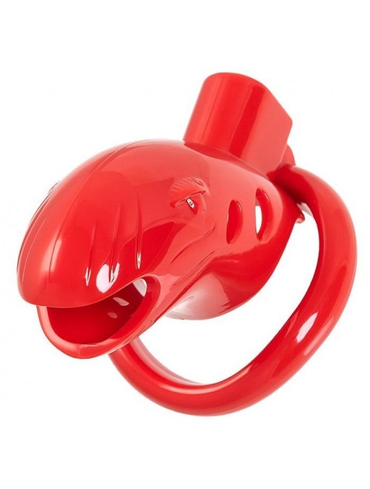 Красный мужской пояс верности из пластика - ToyFa - купить с доставкой в Пензе