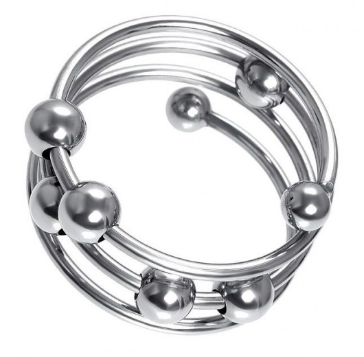 Большое металлическое кольцо под головку пениса - ToyFa - купить с доставкой в Пензе