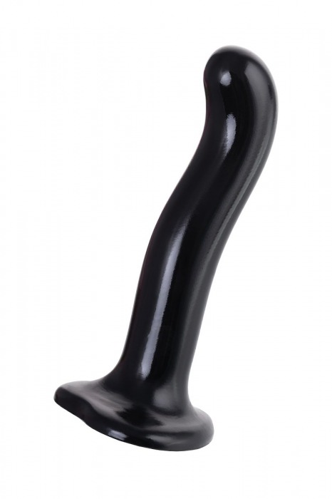 Черный стимулятор для пар P G-Spot Dildo Size M - 18 см. - Strap-on-me - в Пензе купить с доставкой