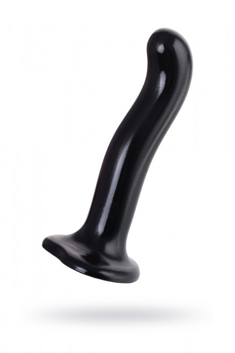 Черный стимулятор для пар P G-Spot Dildo Size L - 19 см. - Strap-on-me - в Пензе купить с доставкой