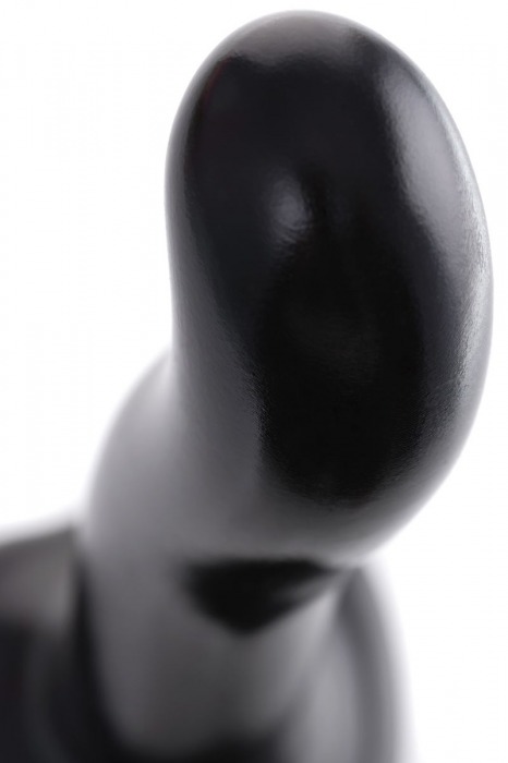 Черный стимулятор для пар P G-Spot Dildo Size L - 19 см. - Strap-on-me - в Пензе купить с доставкой
