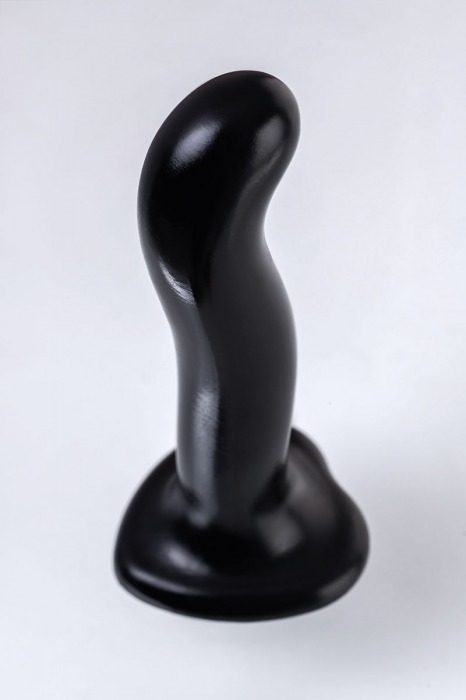 Черный стимулятор для пар P G-Spot Dildo Size L - 19 см. - Strap-on-me - в Пензе купить с доставкой