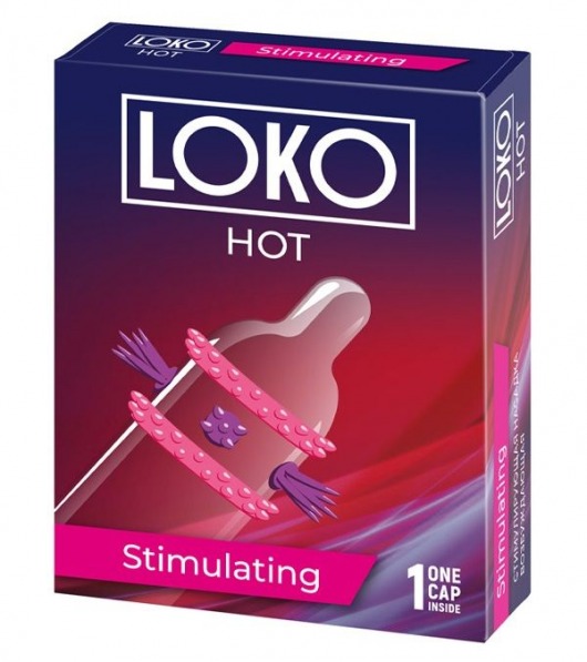 Стимулирующая насадка на пенис LOKO HOT с возбуждающим эффектом - Sitabella - в Пензе купить с доставкой