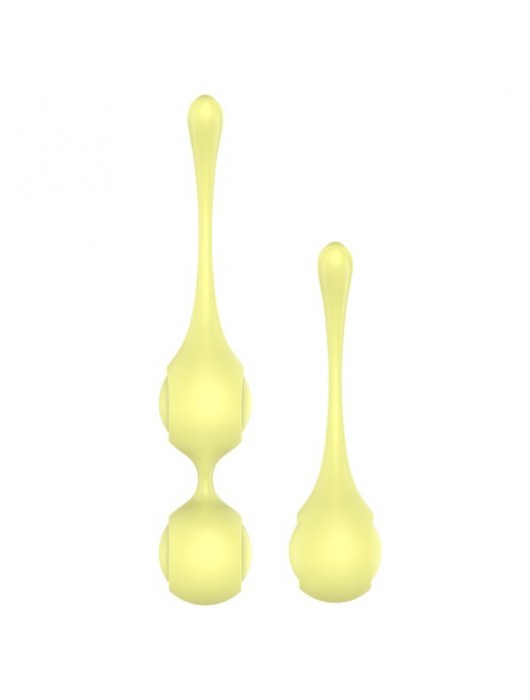 Набор желтых вагинальных шариков Lemon Squeeze - Dream Toys