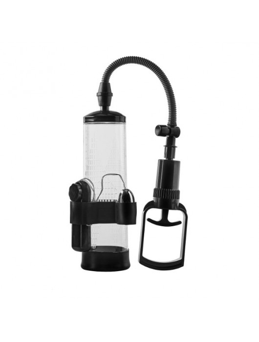 Прозрачная вакуумная помпа с вибрацией Vibrating Penis Pump - Dream Toys - в Пензе купить с доставкой