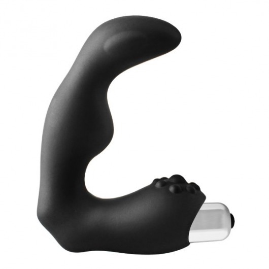 Черный вибромассажер простаты FantASStic Vibrating Prostate Massager - 11,3 см. - Dream Toys - в Пензе купить с доставкой