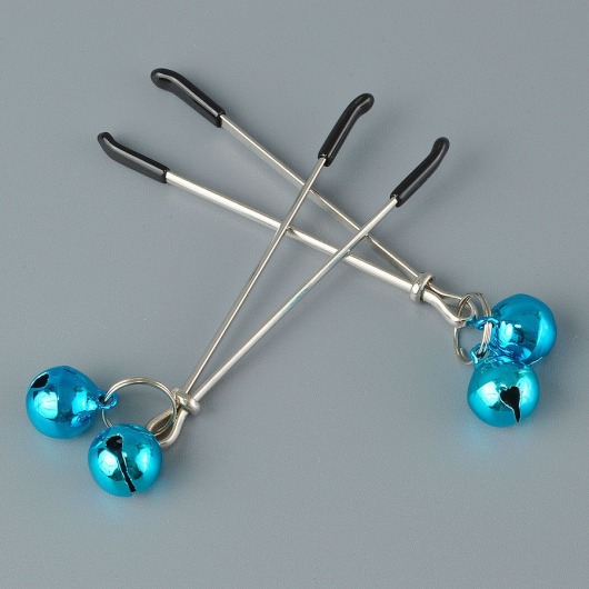 Зажимы на соски с колокольчиками на конце - Sitabella - купить с доставкой в Пензе