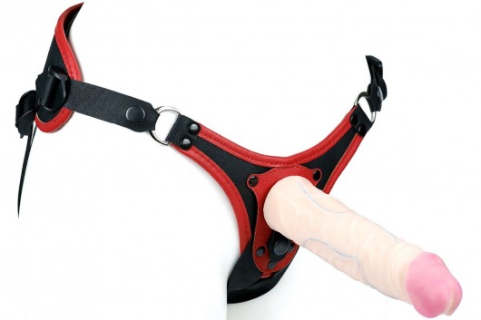 Пояс унисекс UNISEX Style с 2 насадками - LOVETOY (А-Полимер) - купить с доставкой в Пензе