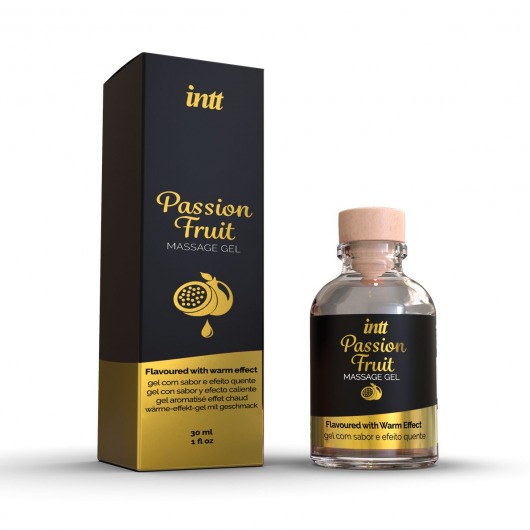 Массажный гель с ароматом маракуйи Passion Fruit - 30 мл. - INTT - купить с доставкой в Пензе