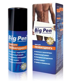 Крем Big Pen для увеличения полового члена - 20 гр. - Биоритм - в Пензе купить с доставкой