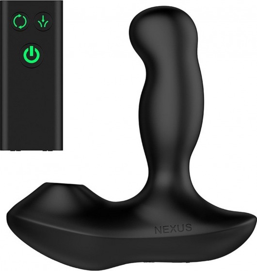 Черный вибратор-ротатор для стимуляции простаты Nexus Revo Air - Nexus Range - в Пензе купить с доставкой