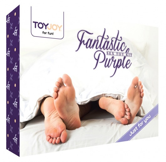 Эротический набор FANTASTIC PURPLE SEX TOY KIT - Toy Joy - купить с доставкой в Пензе