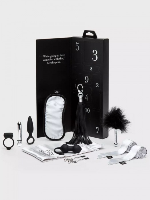 Эротический набор Pleasure Overload 10 Days of Play Gift Set - Fifty Shades of Grey - купить с доставкой в Пензе