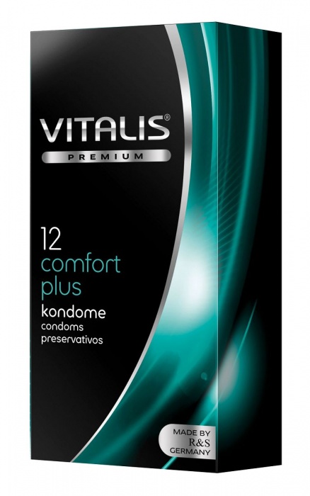Контурные презервативы VITALIS PREMIUM comfort plus - 12 шт. - Vitalis - купить с доставкой в Пензе