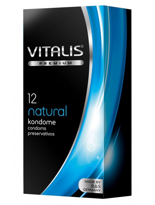 Классические презервативы VITALIS PREMIUM natural - 12 шт. - Vitalis - купить с доставкой в Пензе