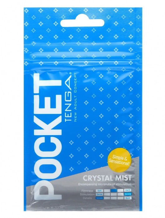 Карманный мастурбатор Crystal Mist - Tenga - в Пензе купить с доставкой