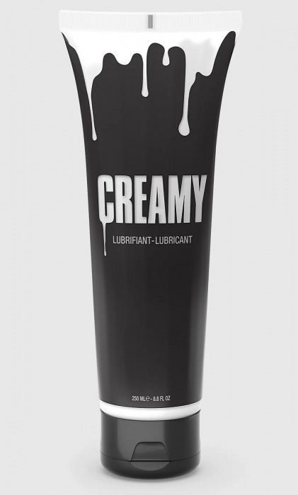 Смазка на водной основе Creamy с консистенцией спермы - 250 мл. - Strap-on-me - купить с доставкой в Пензе